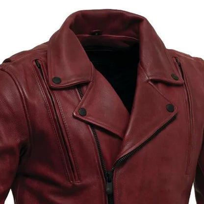 Night Rider Men's Motorcycle Leather Jacket Men's Leather Jacket First Manufacturing Company