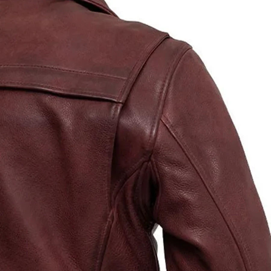 Night Rider Men's Motorcycle Leather Jacket Men's Leather Jacket First Manufacturing Company