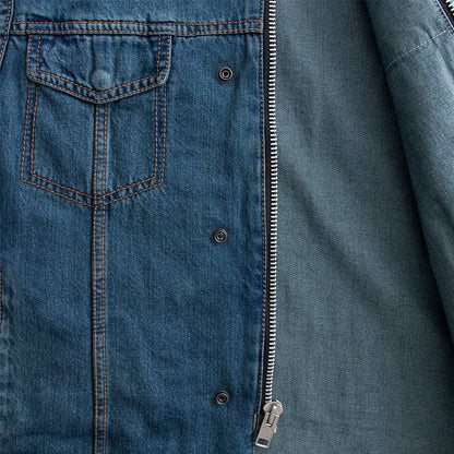 No Limit - Men's Motorcycle Denim Vest Men's Denim Vest First Manufacturing Company