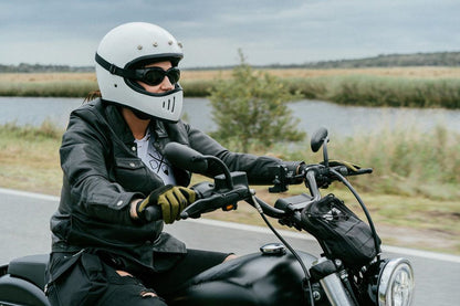 Onyx Women's Leather Motorcycle Shirt Women's Shirt First Manufacturing Company   