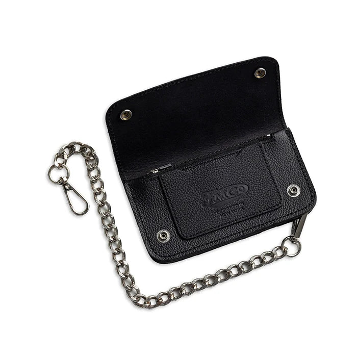 SMALL TRUCKER - Vegetable Tanned Leather Wallet Leather Wallet First Manufacturing Company