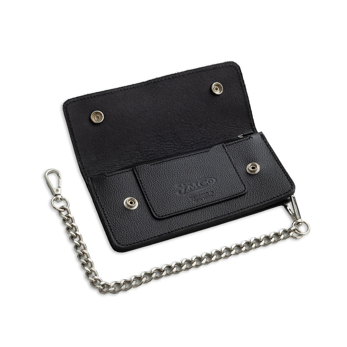 LARGE TRUCKER - Vegetable Tanned Leather Wallet Leather Wallet First Manufacturing Company