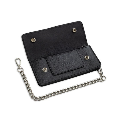 LARGE TRUCKER - Vegetable Tanned Leather Wallet Leather Wallet First Manufacturing Company