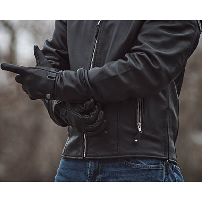 Phenom - Men's Motorcycle Leather Gauntlet Men's Gauntlet Accessories