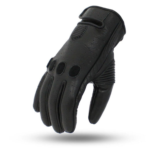 Pinnacle Men's Motorcycle Gloves Men's Gloves First Manufacturing Company Black XS
