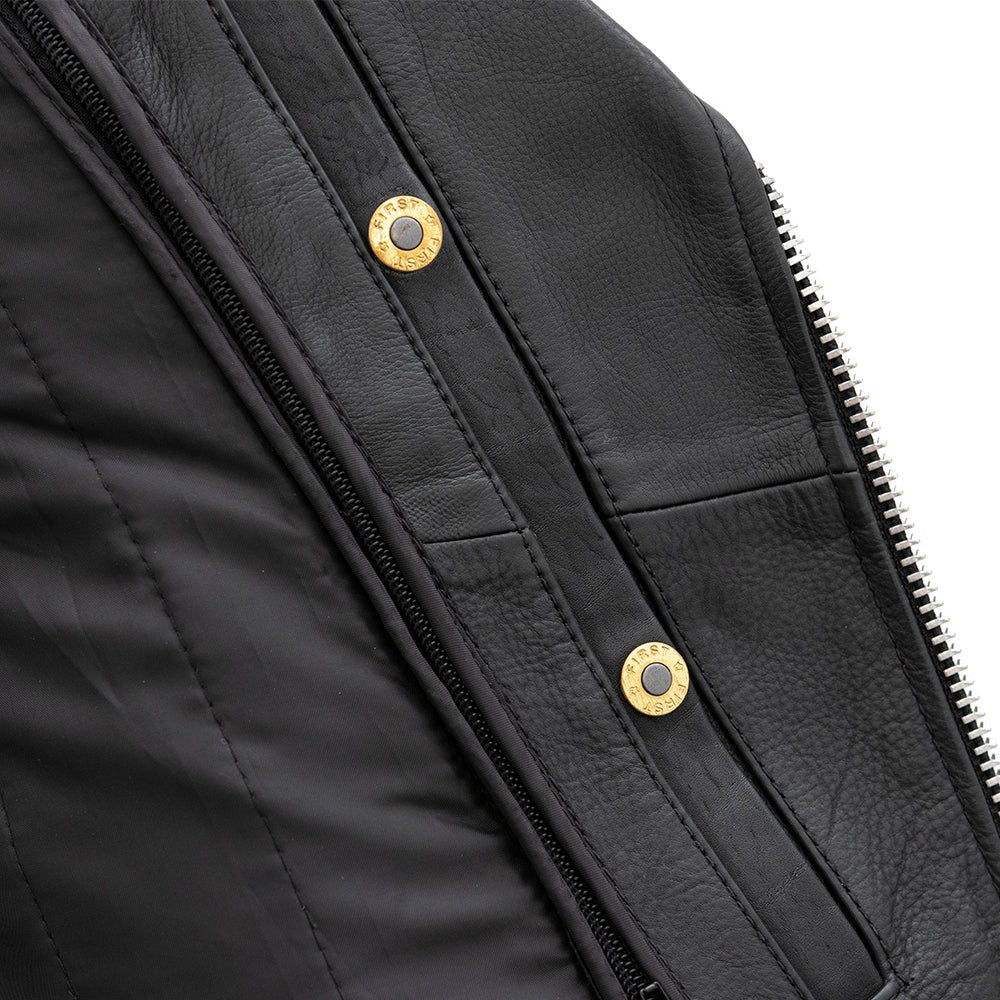 Popstar Women's Motorcycle Leather Jacket Oxblood Women's Leather Jacket Jackets