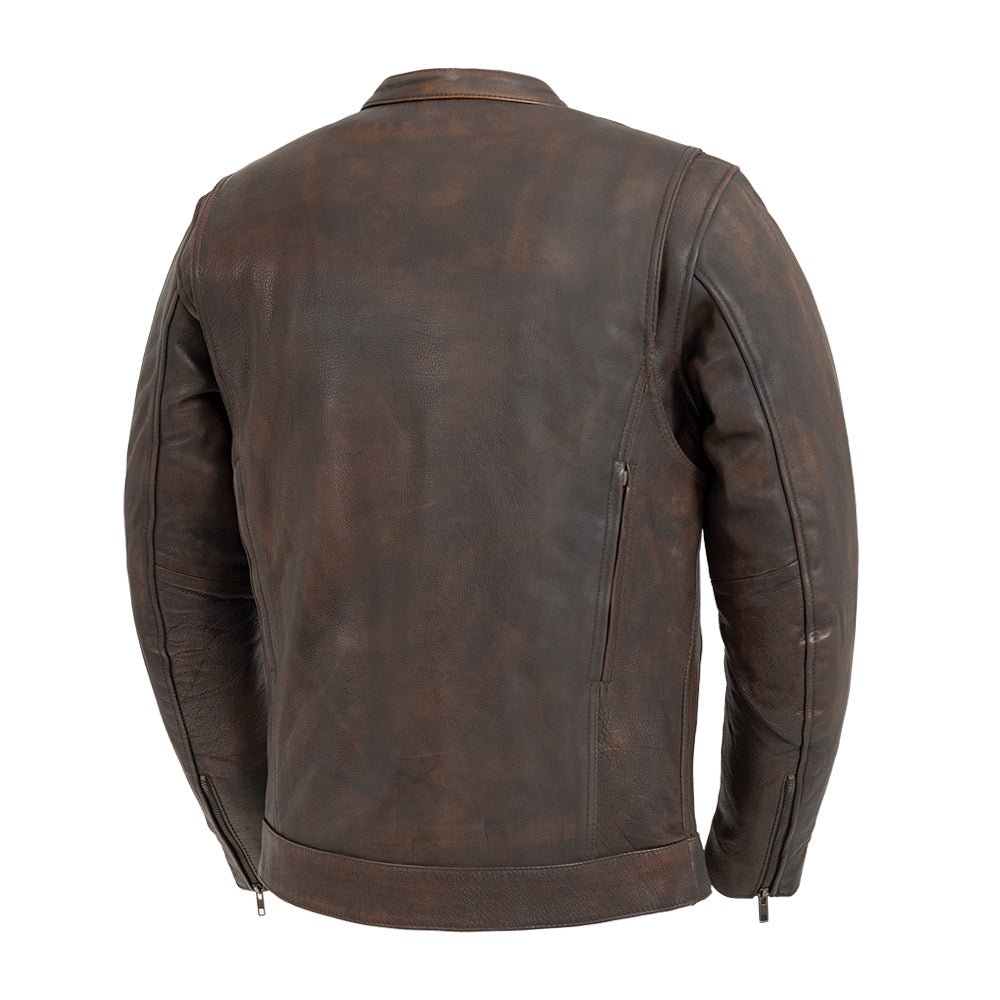 Raider Men's Motorcycle Leather Jacket Men's Leather Jacket First Manufacturing Company