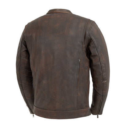 Raider Men's Motorcycle Leather Jacket Men's Leather Jacket First Manufacturing Company