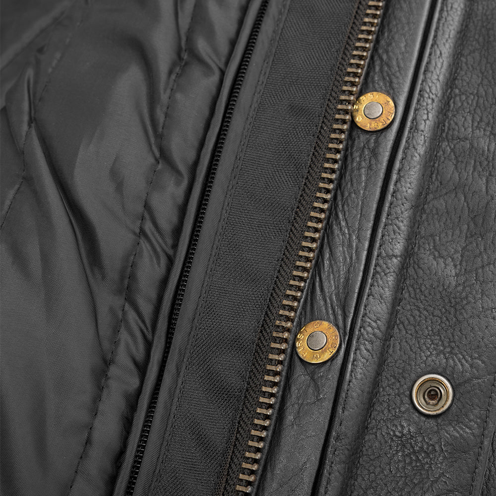 Raider Men's Motorcycle Leather Jacket Men's Leather Jacket First Manufacturing Company