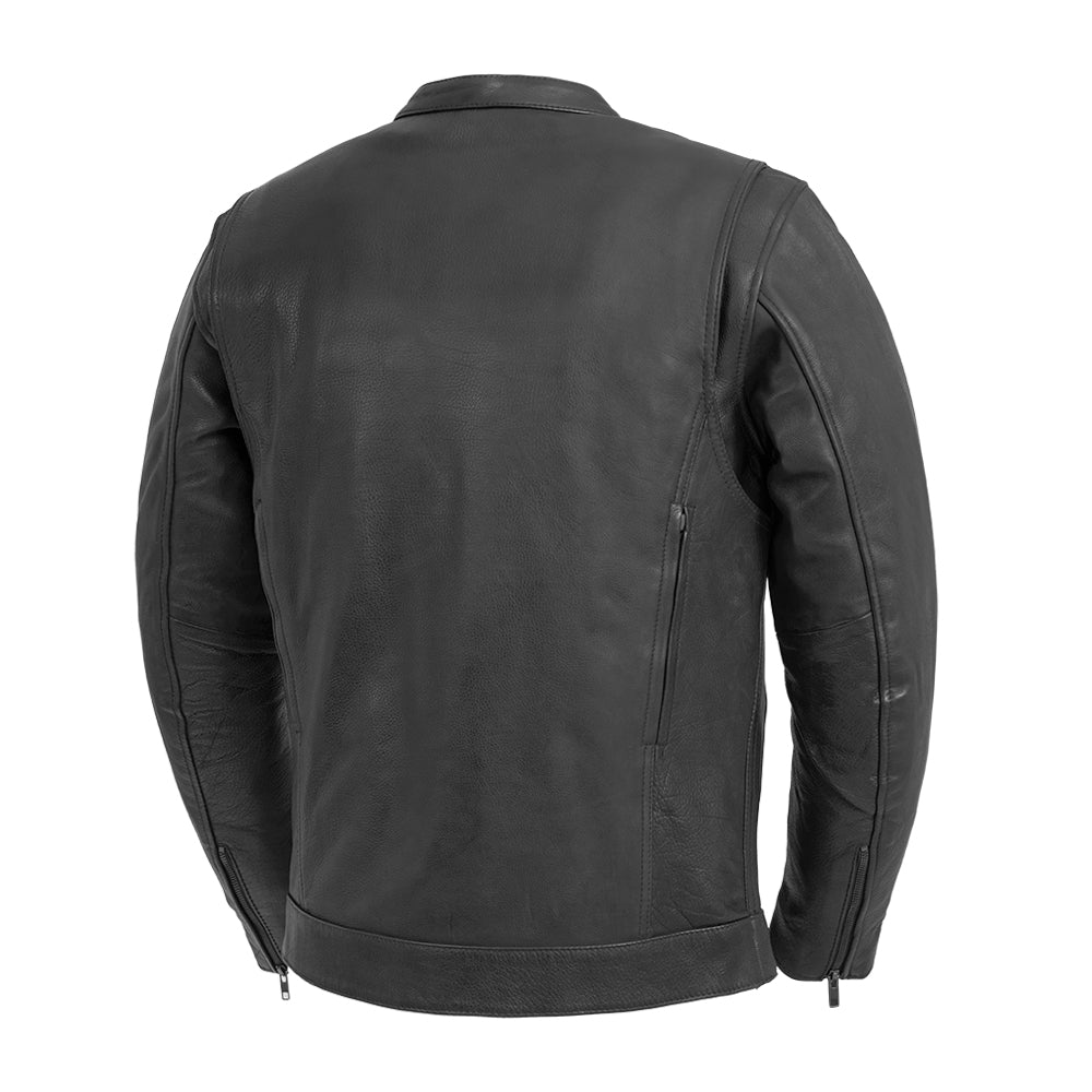 Raider Men's Motorcycle Leather Jacket Men's Leather Jacket First Manufacturing Company