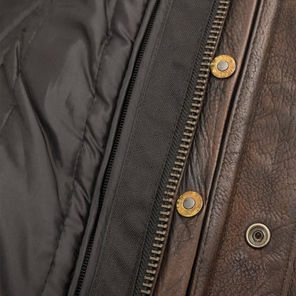 Raider Men's Motorcycle Leather Jacket Men's Leather Jacket First Manufacturing Company