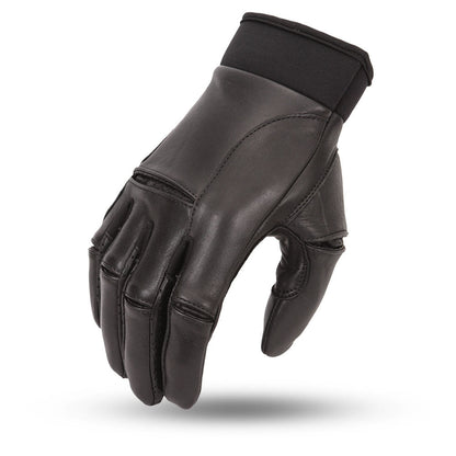 Raptorex - Men's Motorcycle Leather Gloves Men's Gloves First Manufacturing Company XS Black