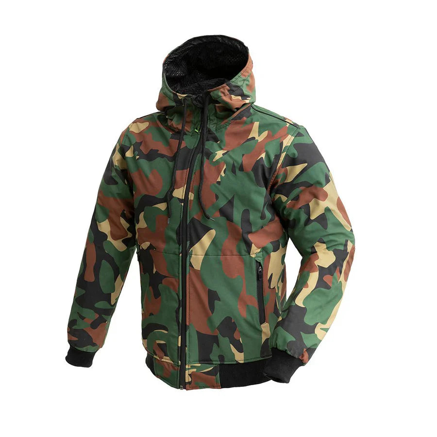 Reign Men's Breathable Rain Jacket Men's Rain Jacket Jackets Green Camo S