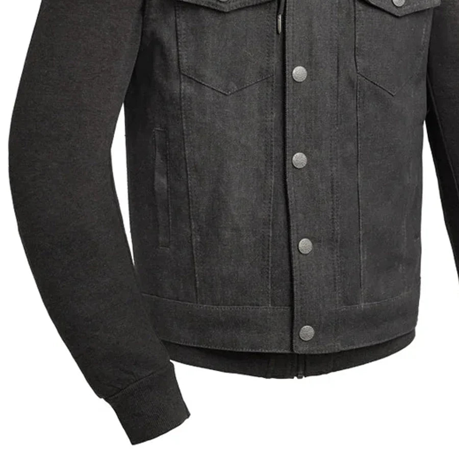 Rook - Men's Motorcycle Denim Vest Men's Denim Vest First Manufacturing Company