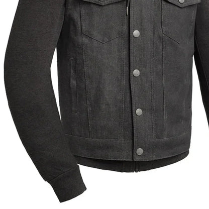 Rook - Men's Motorcycle Denim Vest Men's Denim Vest First Manufacturing Company