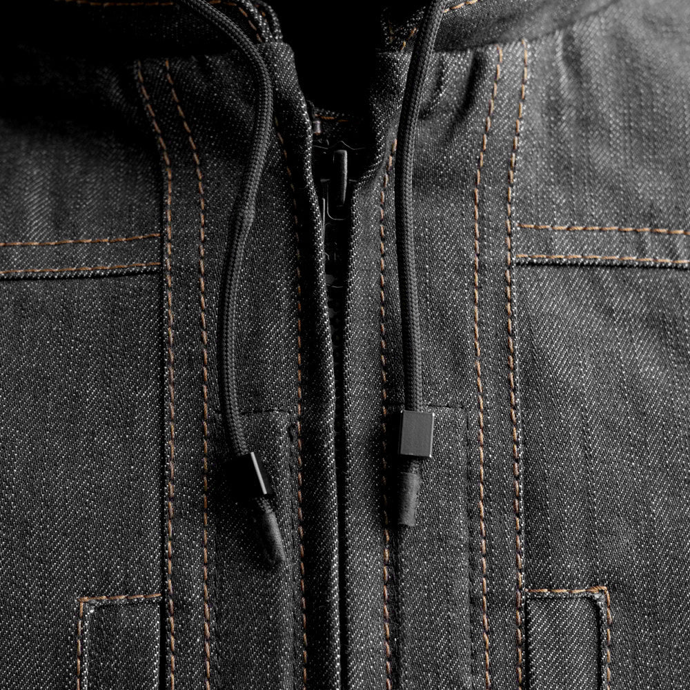 RYBAK Men's Denim Biker Club Jacket Men's Jacket First Manufacturing Company