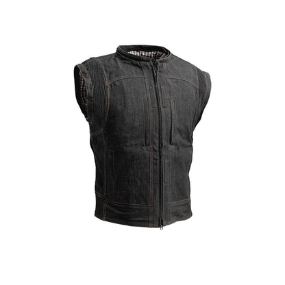 RYBAK Men's Denim Biker Club Jacket Men's Jacket First Manufacturing Company