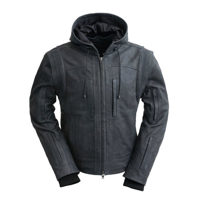 RYBAK Women's Leather Biker Club Jacket Women's Jacket First Manufacturing Company