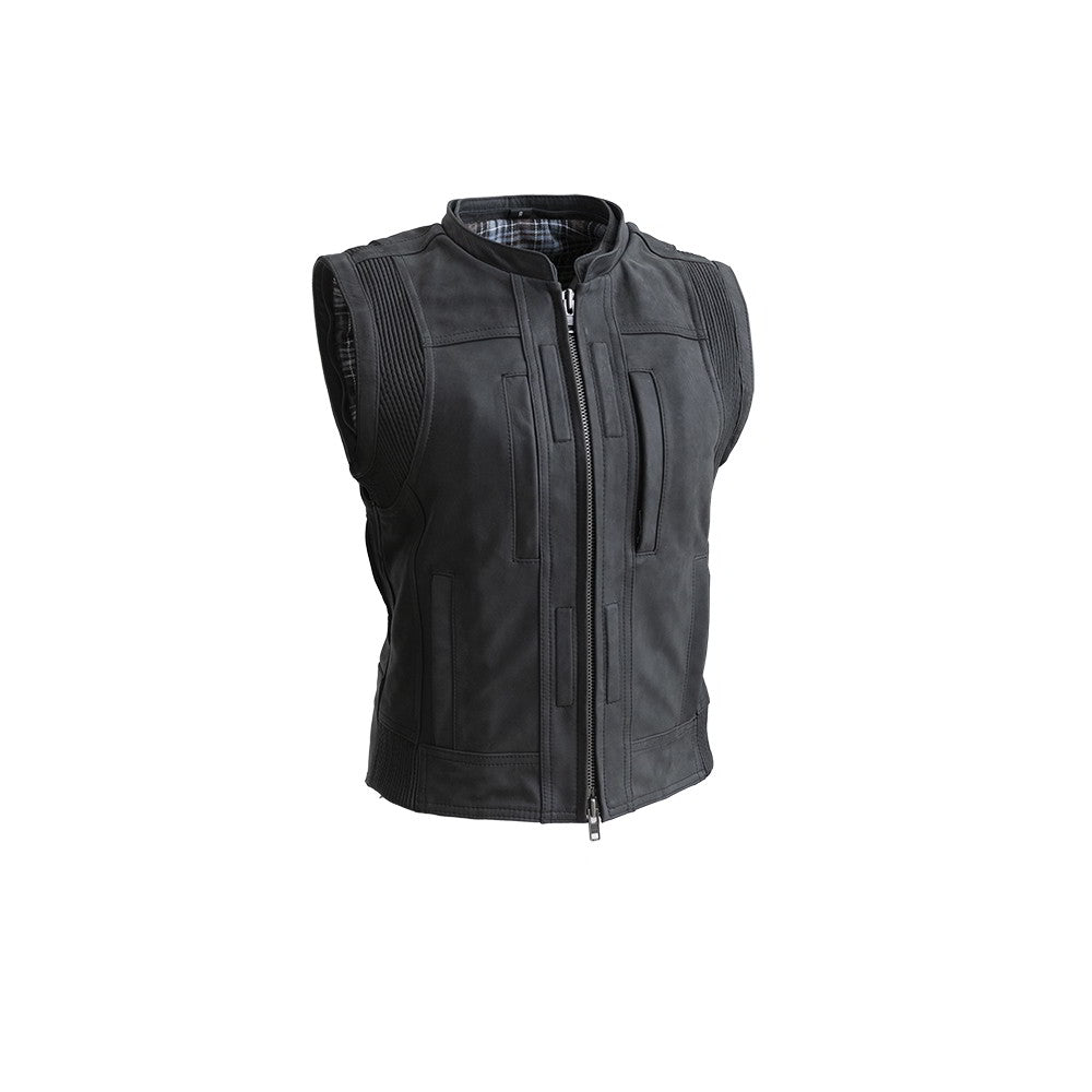 RYBAK Women's Leather Biker Club Jacket Women's Jacket First Manufacturing Company