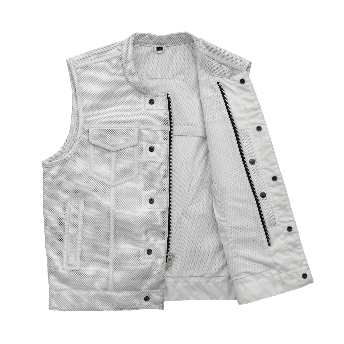 Sharp Shooter Moto Mesh Men's Motorcycle Vest Men's Moto Mesh Vest First Manufacturing Company