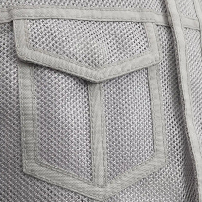 Sharp Shooter Moto Mesh Men's Motorcycle Vest Men's Moto Mesh Vest First Manufacturing Company