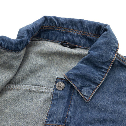 Showdown Motorcycle Lightweight Denim Vest Men's Denim Vest First Manufacturing Company