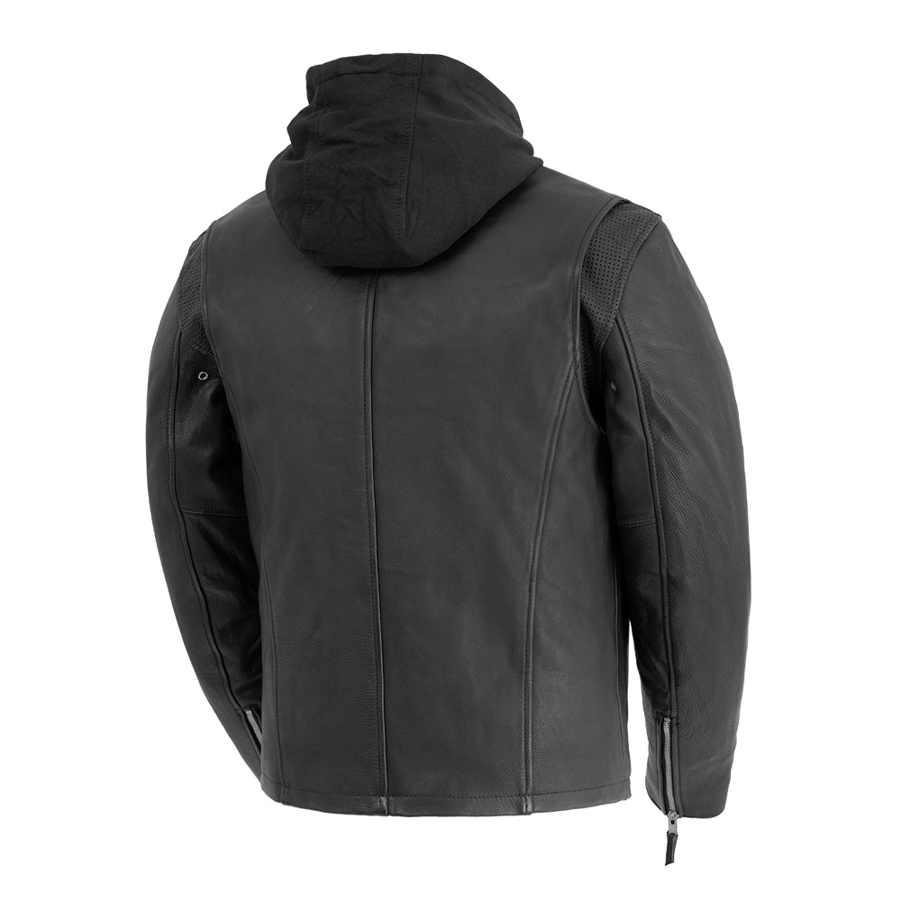 Street Cruiser Men's Motorcycle Leather Jacket (Copy) Men's Leather Jacket First Manufacturing Company