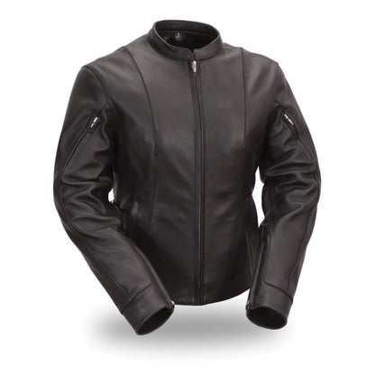 Total Stranger (Only Available in XS) Women's Leather Jacket First Manufacturing Company XS