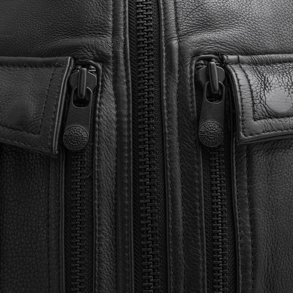 Unbeatable Men's Motorcycle Leather Vest Men's Leather Vest First Manufacturing Company