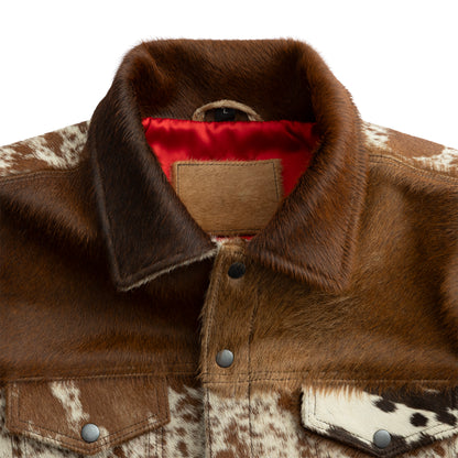 Harrison Men's Hair-on Leather Jacket
