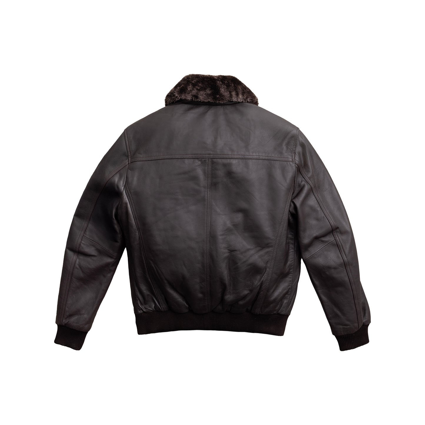 Nicola Men's Sheepskin with Fur Collar Jacket