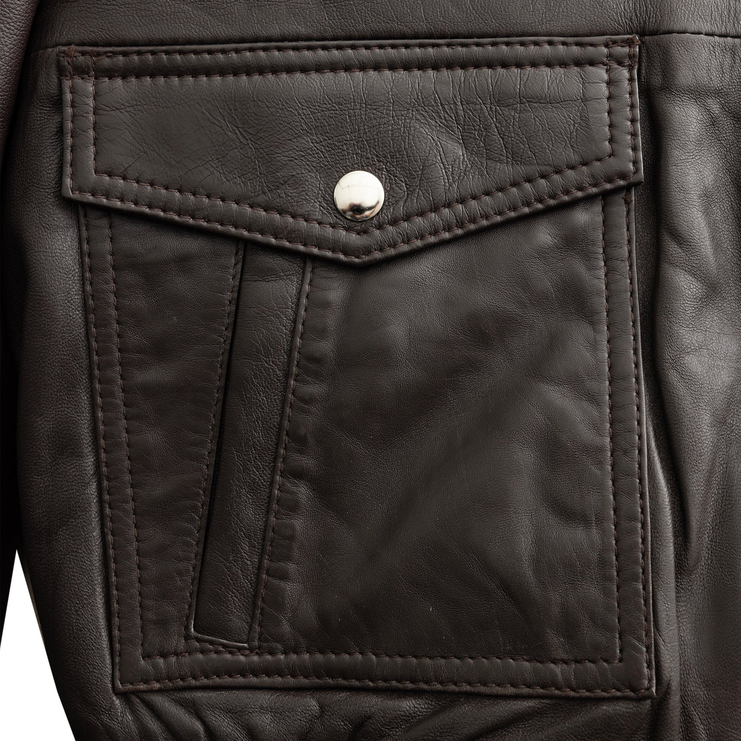 Nicola Men's Sheepskin with Fur Collar Jacket