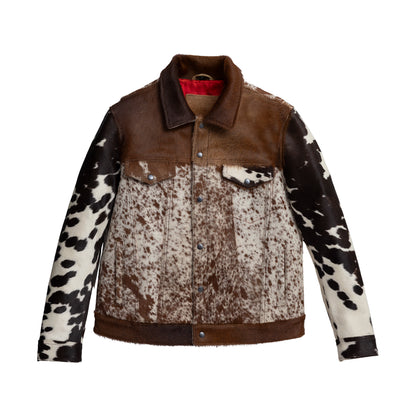 Harrison Men's Hair-on Leather Jacket