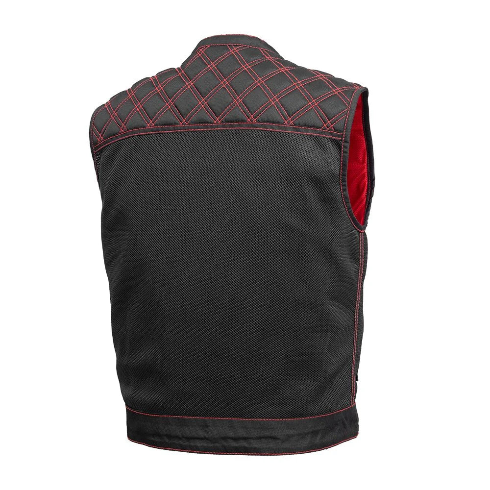 Upside Moto Mesh Men's Motorcycle Vest Men's Moto Mesh Vest First Manufacturing Company