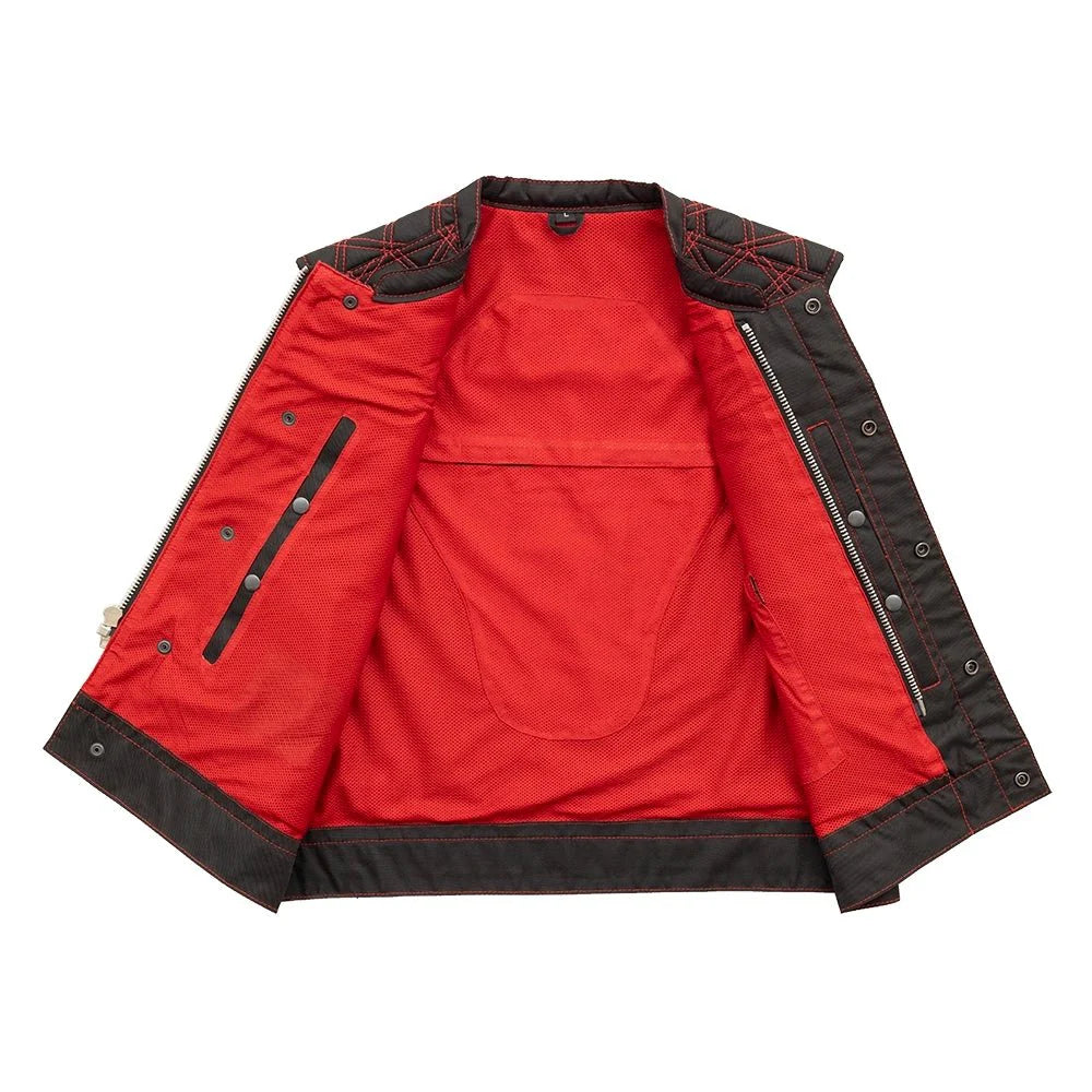 Upside Moto Mesh Men's Motorcycle Vest Men's Moto Mesh Vest First Manufacturing Company