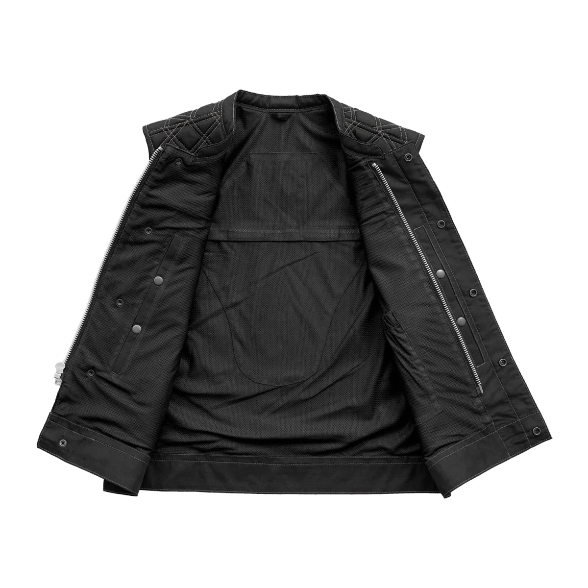 Upside Moto Mesh Men's Motorcycle Vest Men's Moto Mesh Vest First Manufacturing Company